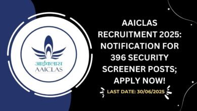 AAICLAS Recruitment 2025 Notification for 396 Security Screener Posts; Apply Now!