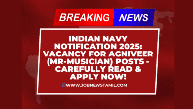 Indian Navy Notification 2025 Vacancy for Agniveer (MR-Musician) Posts - Carefully Read & Apply Now!