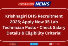 Krishnagiri DHS Recruitment 2025