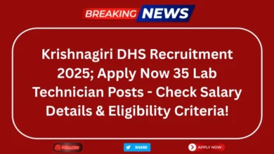Krishnagiri DHS Recruitment 2025