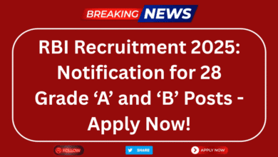 RBI Recruitment 2025 Notification