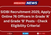 SIDBI Recruitment 2025
