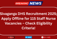 Sivaganga DHS Recruitment 2025