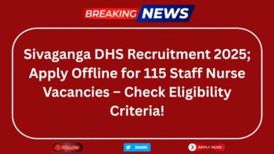 Sivaganga DHS Recruitment 2025