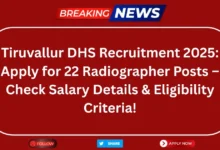 Tiruvallur DHS Recruitment 2025