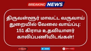 Tiruvallur Revenue Department Recruitment 2025