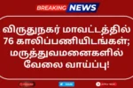 Virudhunagar DHS Recruitment 2025
