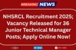 NHSRCL Recruitment 2025