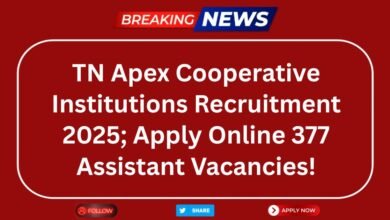TN Apex Cooperative Institutions Recruitment 2025