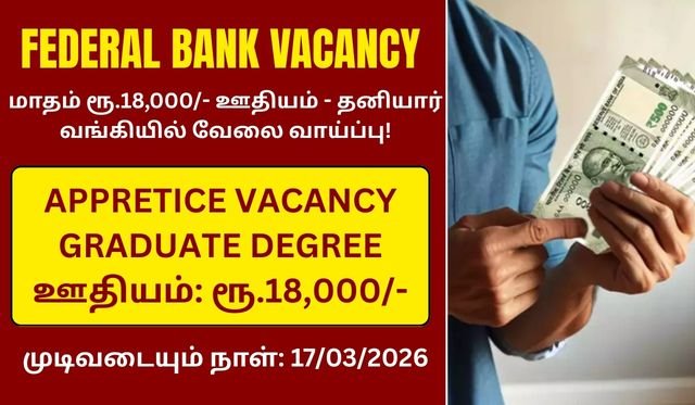 Federal Bank Recruitment 2026