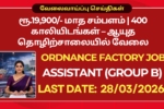 Ordnance Factory Bhandara Recruitment 2026
