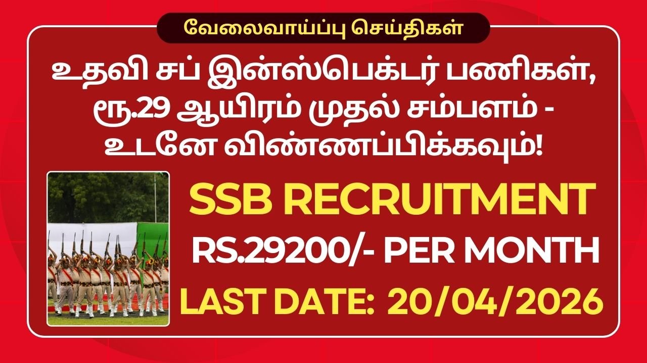 SSB ASI Recruitment 2026