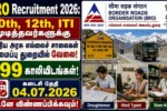 BRO Recruitment 2026 Apply for 899 Draughtsman Hindi Typist SKT Electrician and Operator Posts